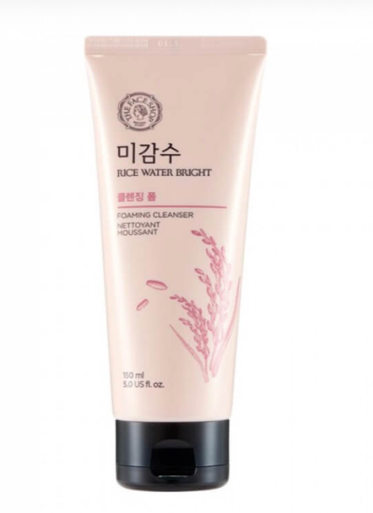 The Face Shop Rice Water Bright Foaming Cleanser 150ml (5 Packs)